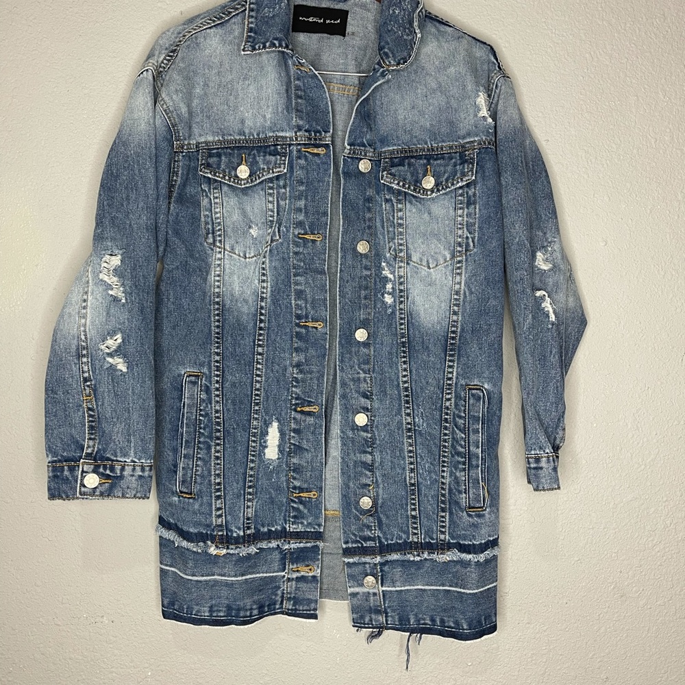 Mustard Seed Jean Jacket Oversize Small